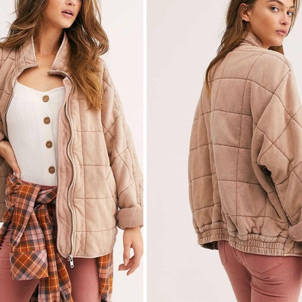 Free people dolman quilted jacket *SOLD*